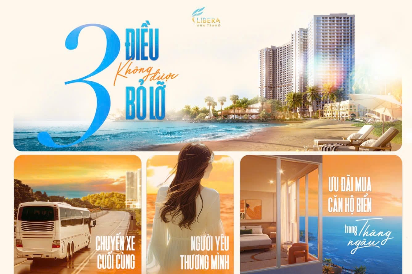 Căn hộ nghỉ dưỡng Libera Nha Trang 1 nơi bình yên nhưng vẫn đủ tiện nghi 365ngày