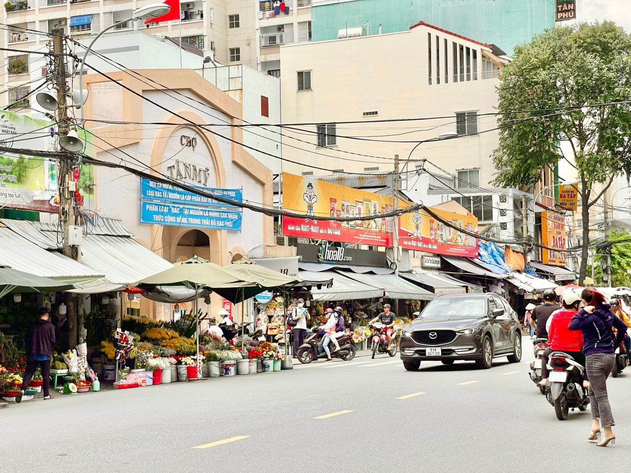 CHI THUÊ TÒA NHÀ 5 TẦNG MT CHỢ TÂN MỸ - 70TR/TH - 0981.781.270 NHỰT