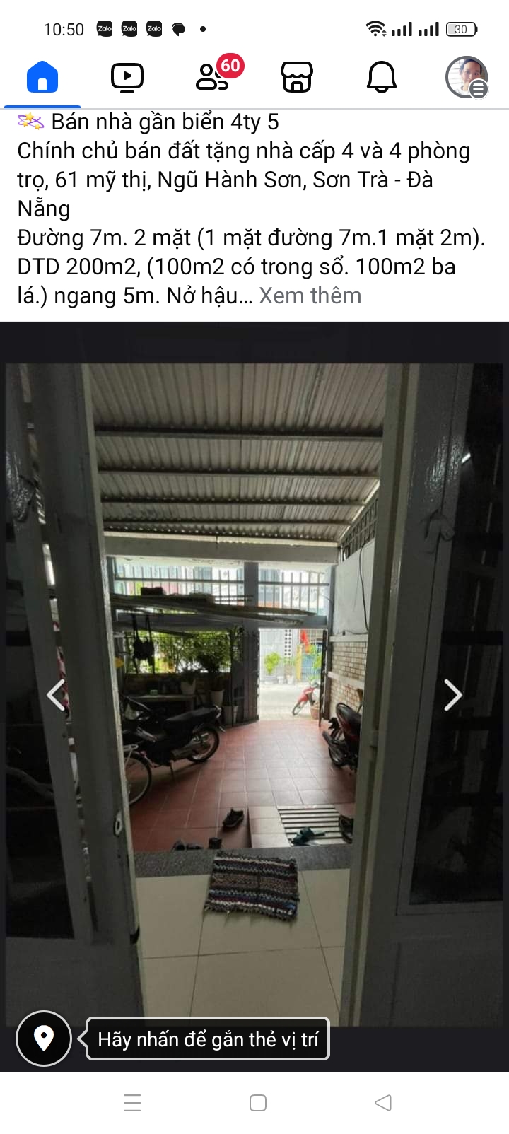 Bán nhà gần biển Đà Sơn Trà Đà Nẵng