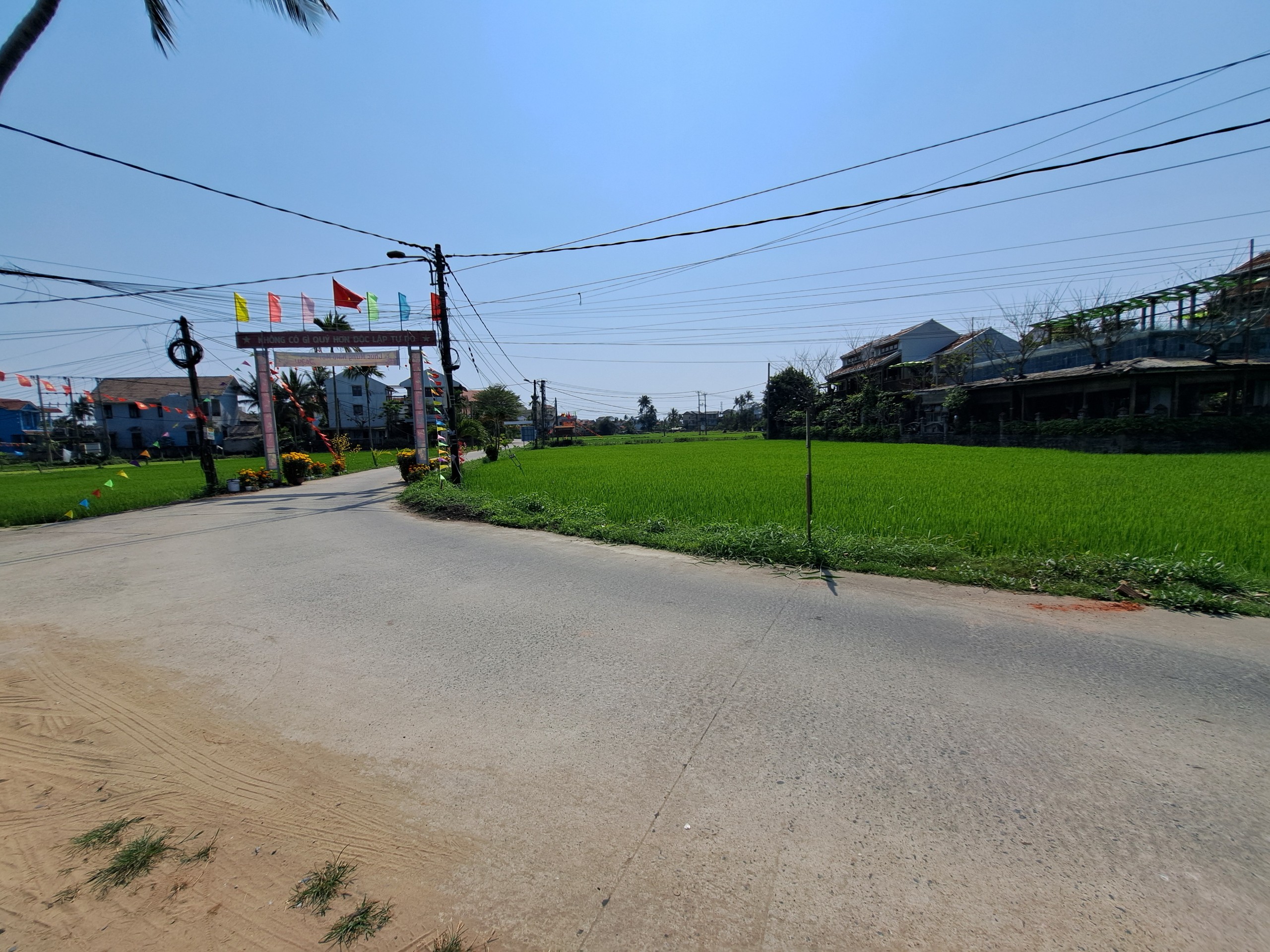 Sở hữu lô góc 2 mặt tiền view lúa trực diện cánh đồng An Mỹ - Hội An.