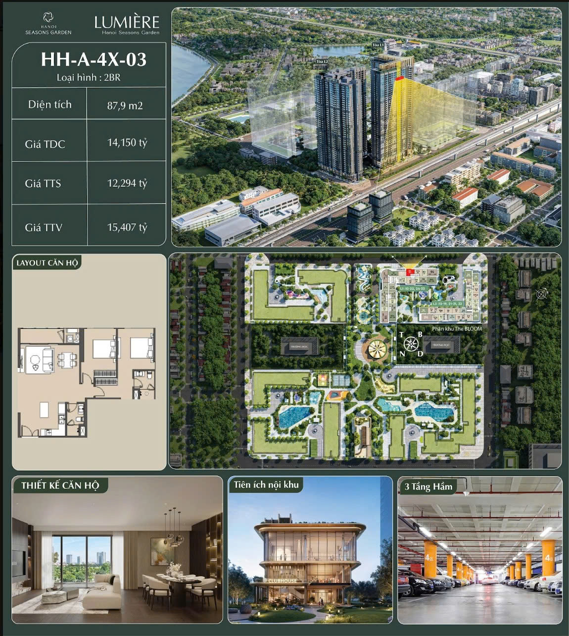 ✨ MỞ BÁN CĂN 2PN TẠI MASTERISE HANOI SEASONS GARDEN: ĐẲNG CẤP SỐNG SANG GIỮA