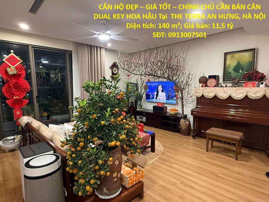 CĂN HỘ ĐẸP – GIÁ TỐT – CHÍNH CHỦ CẦN BÁN CĂN DUAL KEY HOA HẬU Tại  THE TERRA AN