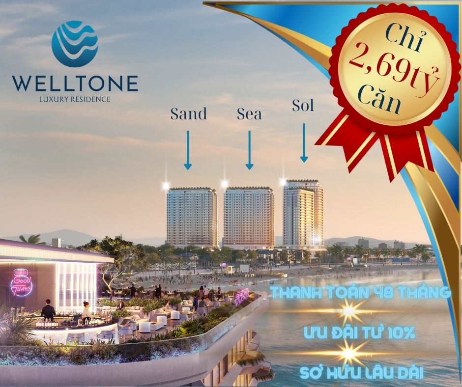 Bảo hành nhà ở Welltone Luxury Residence sở hữu lâu dài ở nha trang