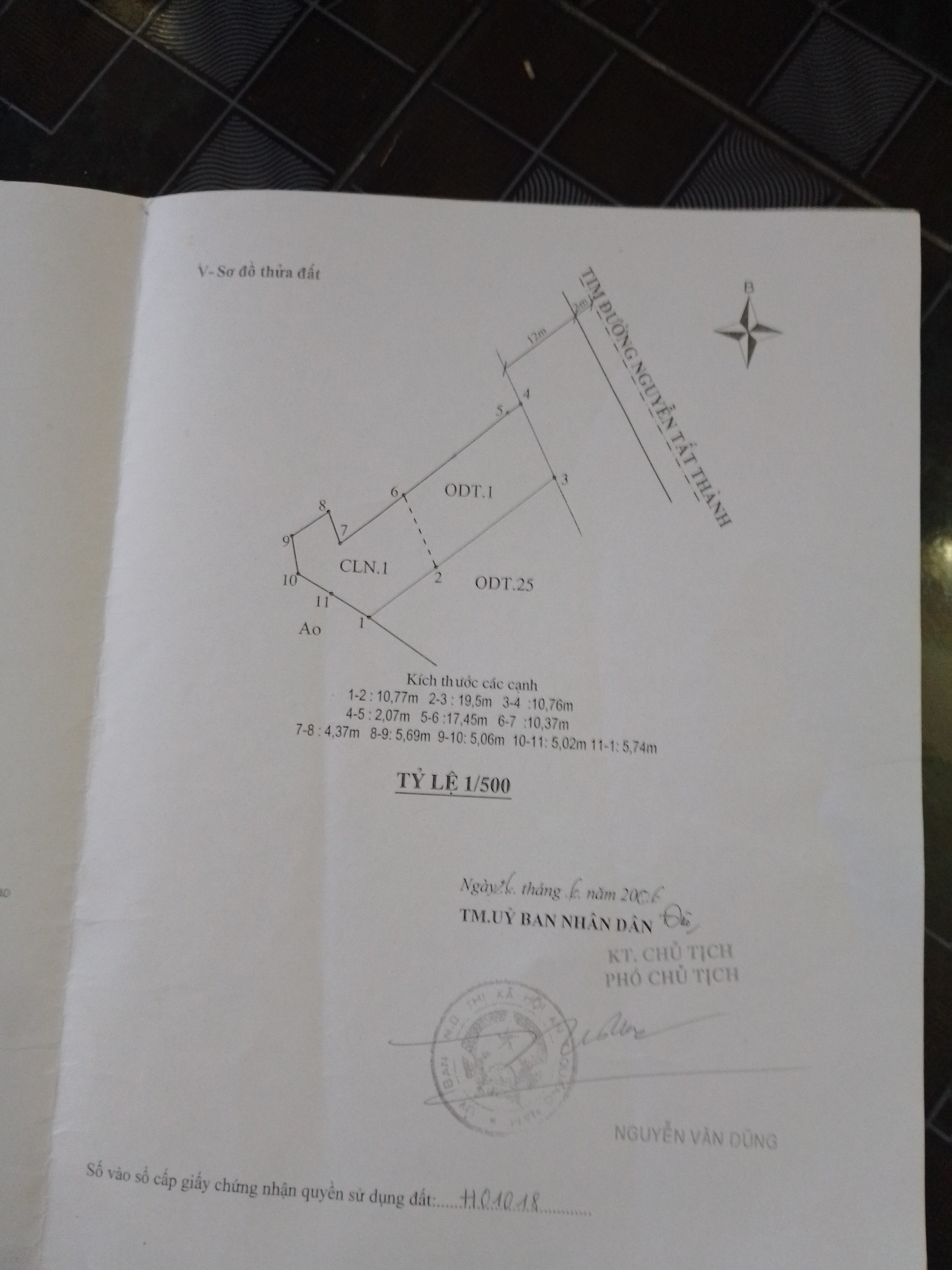 Đất mặt tiền chính chủ