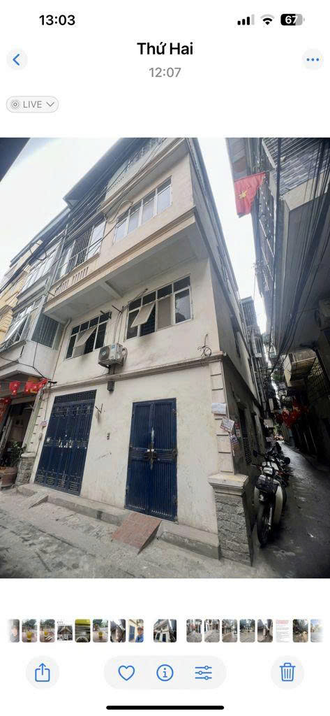 Bán 57M nguyễn đức cảnh tặng nhà lô góc ô tô vào nhà kinh doanh hoàng mai