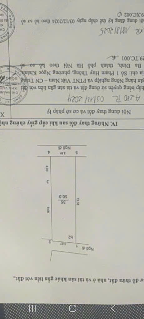 Hiếm: lô đất trung tâm Đống Đa – 50m², sổ đỏ chính chủ