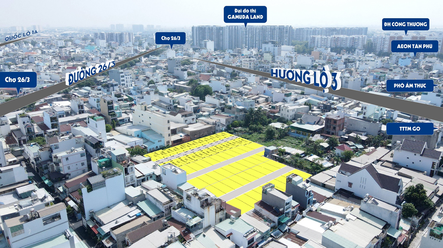 BÁN ĐẤT NỀN GẦN AEON TÂN PHÚ GIÁ ĐẦU TƯ