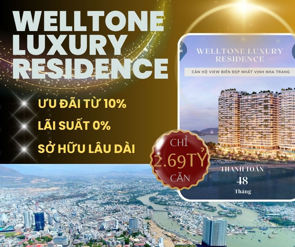 Quy hoạch không gian kiến trúc cảnh quan và thiết kế đô thị Welltone Luxury Resi