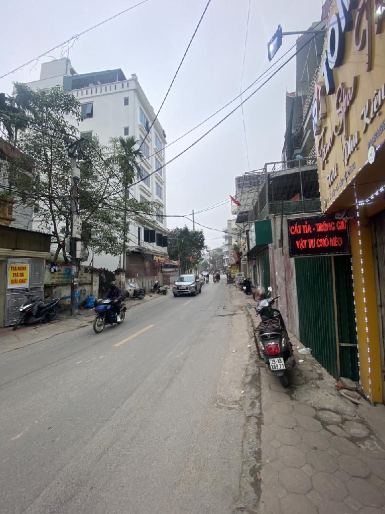 Bán đất mặt phố bà triệu hà trì 100M vỉa hè ô tô dừng đỗ kinh doanh ngày đêm hai