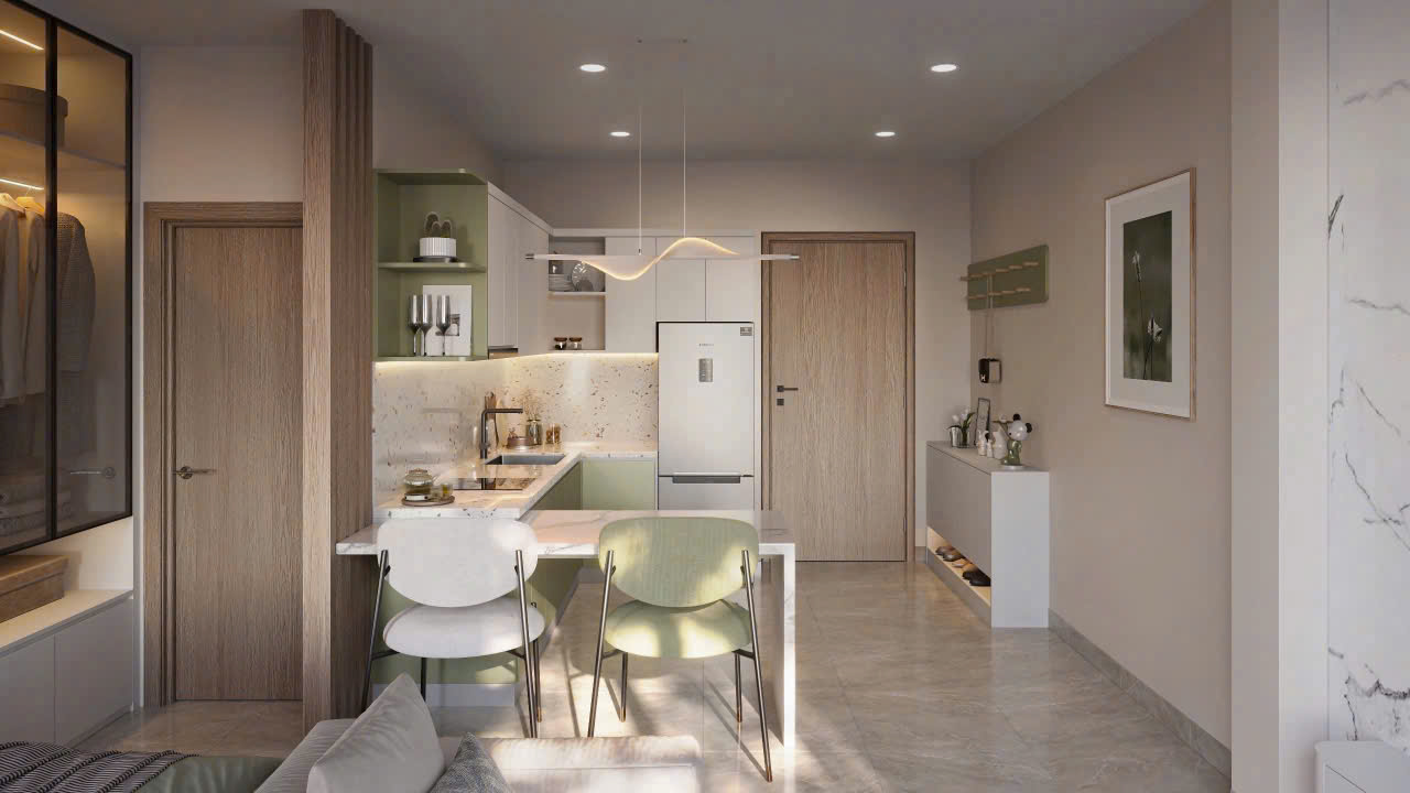 căn hộ cao cấp theo phong cách singapore