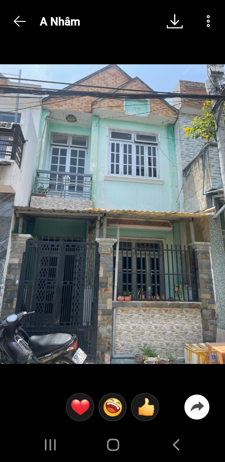 Bán nhà 1 lầu. Dt 4.2x11. Tdtsd 80m2. P tân Thới Hiệp. Q 12. Giá 2tỷ 980 tr. Tl