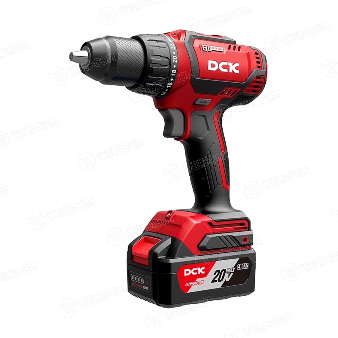 Máy khoan vặn vít dùng pin Li-ion 20V KDJZ04-13 (TYPE AM) – DCK