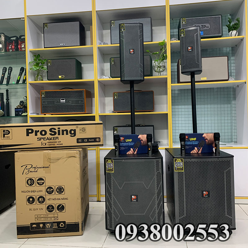 Loa Kéo 4 Tấc Prosing W15 COT 10 - Hát Karaoke Hay Cực