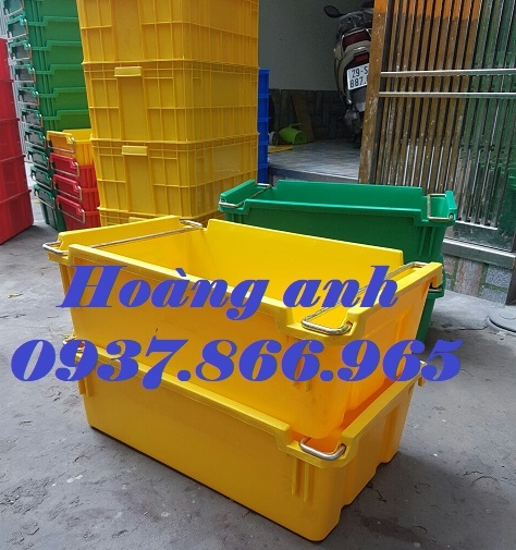 Bán buôn khay nhựa có quai, khay nhựa có quai sắt, sóng nhựa bít có qu