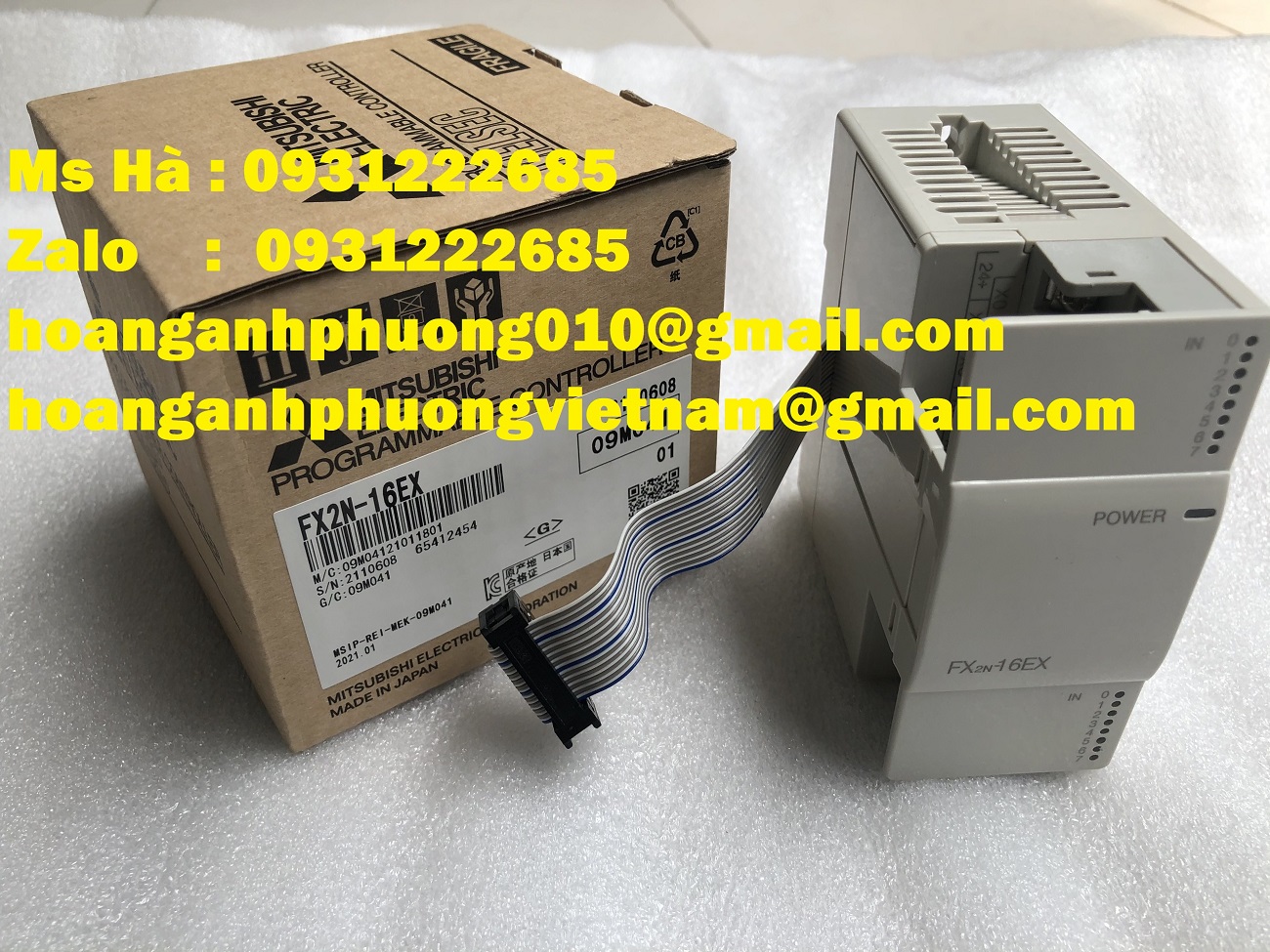 Giao hàng toàn quốc - bộ mô đun mở rộng FX2N-16EX mitsubishi