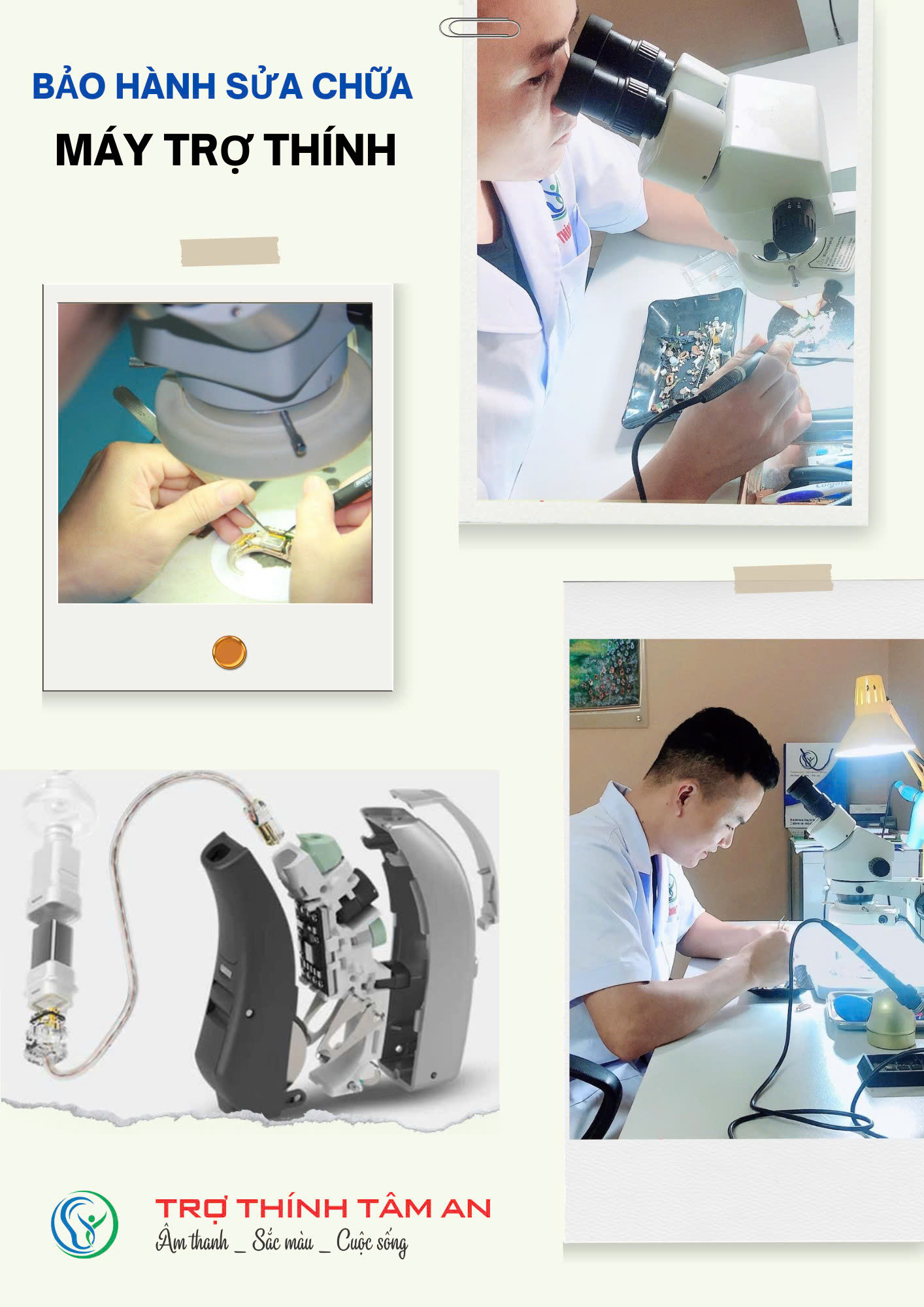 Chế độ hậu mãi dành cho khách hàng lắp đặt máy trợ thính tại trợ thính Tâm An