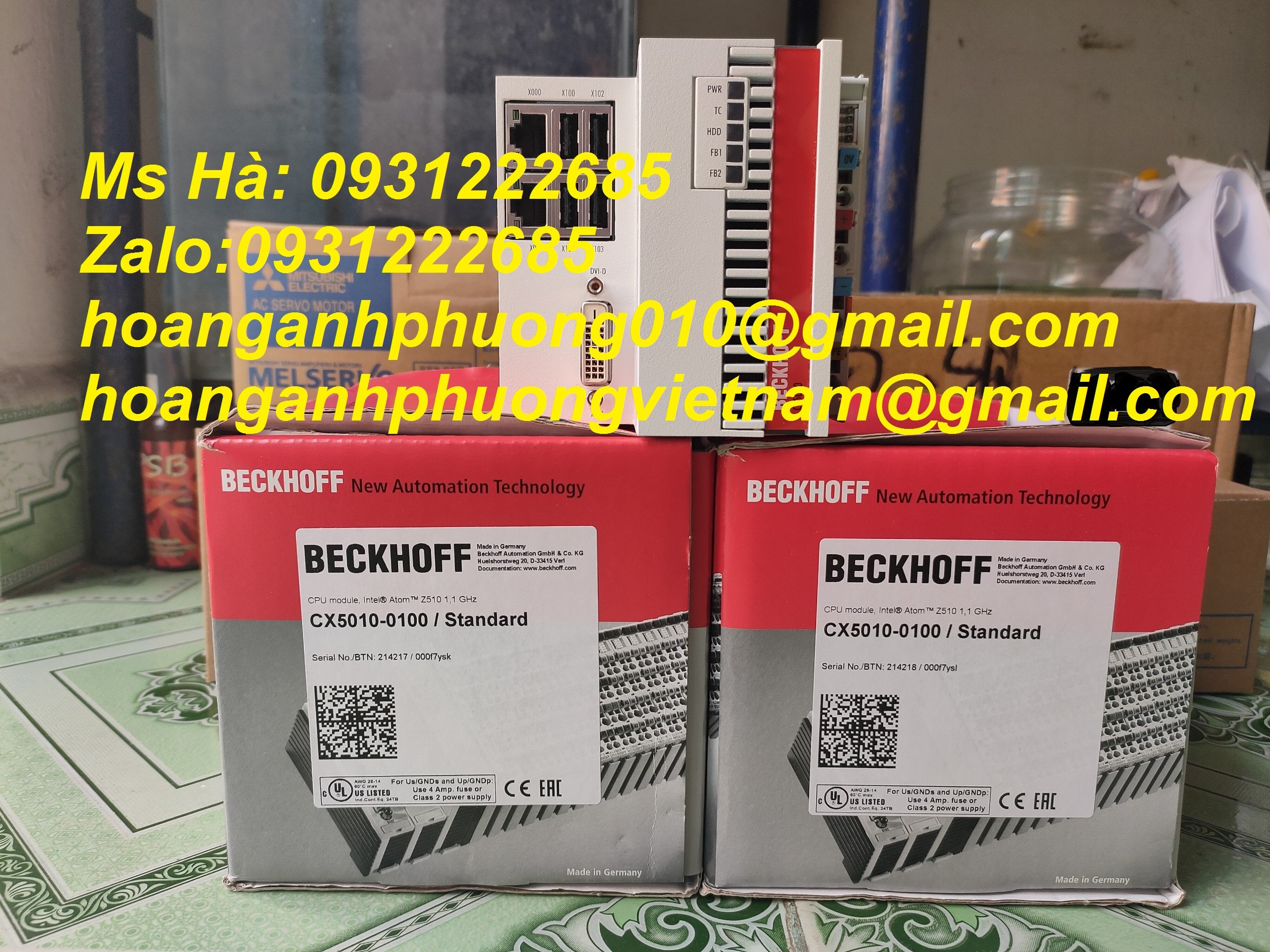 Bộ điều khiển beckhoff dòng CX5000 series CX5010-0100