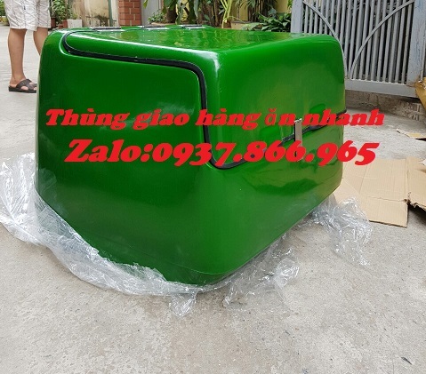 Thùng giao hàng composite gọn nhẹ, cao cấp, cách nhiệt chống ẩm để ship hàng