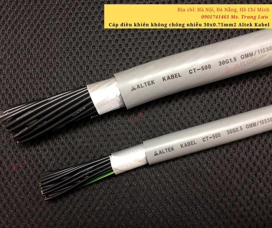 Cáp điều khiển 30 lõi altek kabel không chống nhiễu