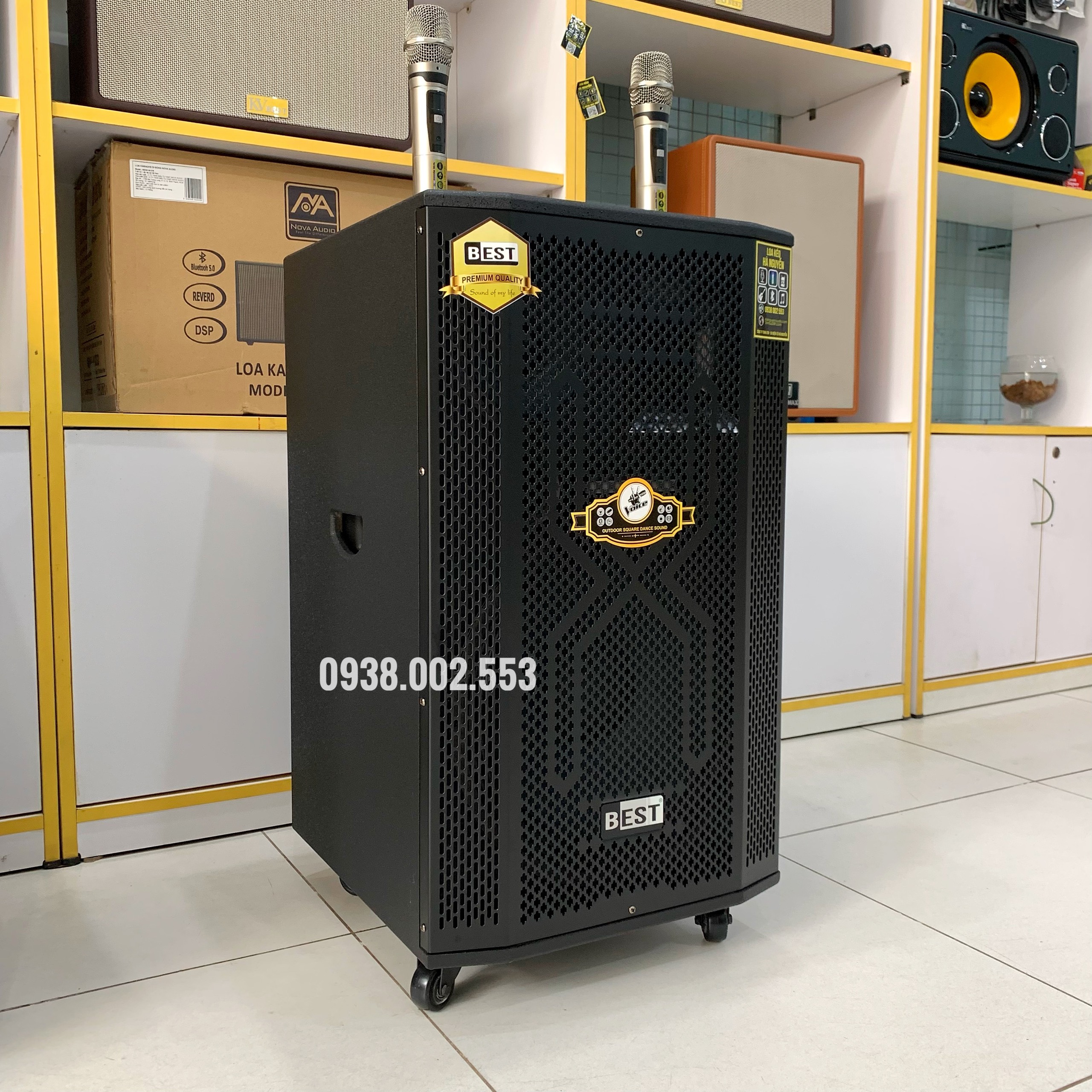 Loa Kéo 4 Tấc Best 6850 Hát Karaoke Siêu Nhẹ