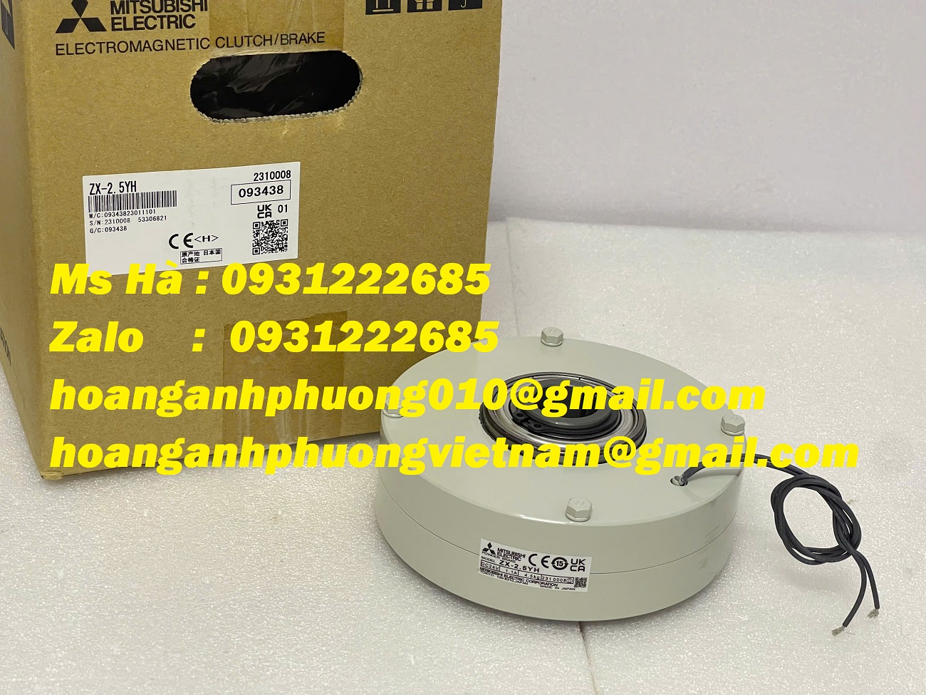 Thắng từ công nghiệp hiệu suất cao ZX-2.5YH, ZA‑0.6YH, mitsubishi