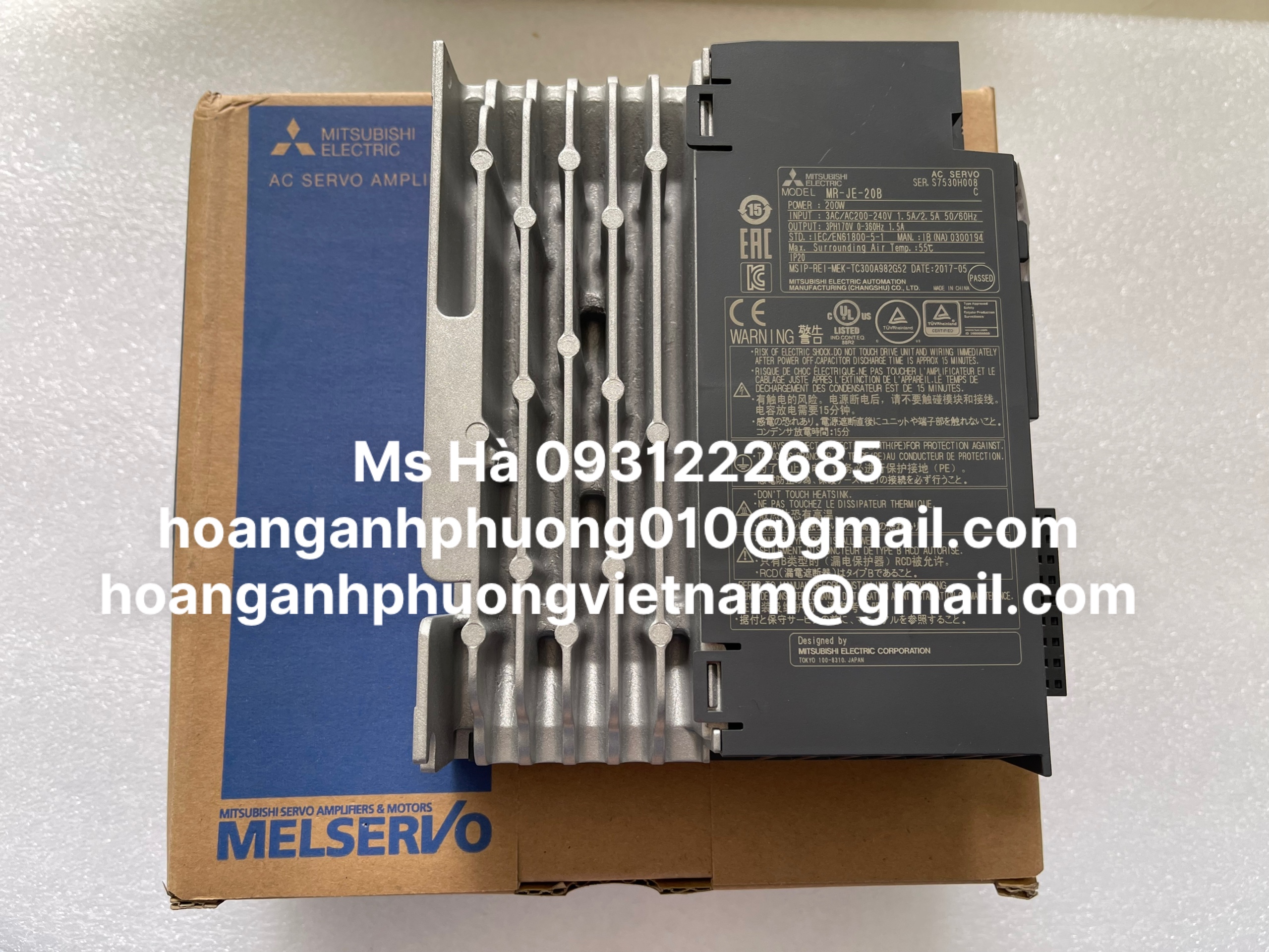 Mitsubishi MR-JE-20B bộ điều khiển động cơ servo - MR-JE series