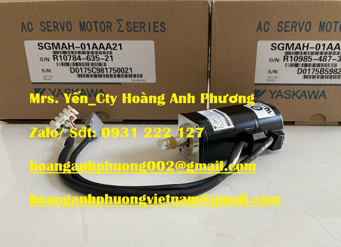 Động cơ Yaskawa SGMAH-01AAA21, Giá nhập tốt BH 12 tháng