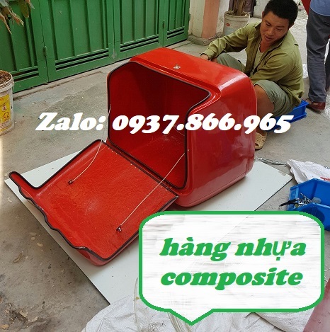 Thùng chở hàng sau xe máy giá tại xưởng