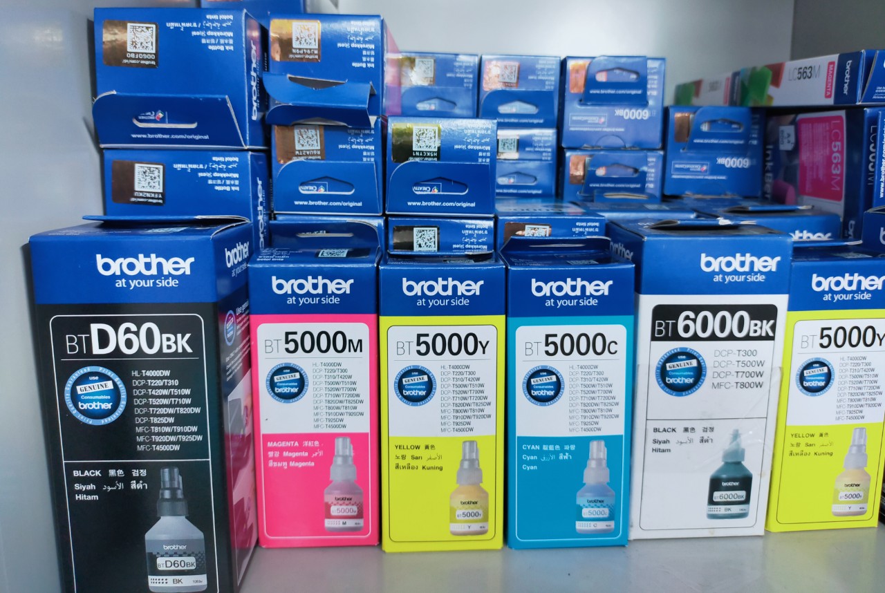 Hộp mực máy in phun màu Brother T300 /T310W /T500/T510W chính hãng