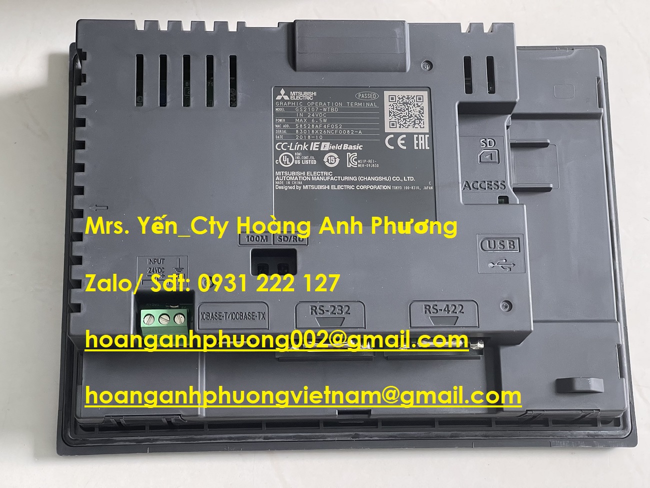 Bạn đang tìm HMI GS2107-WTBD Mitsubishi mới chính hãng 100%