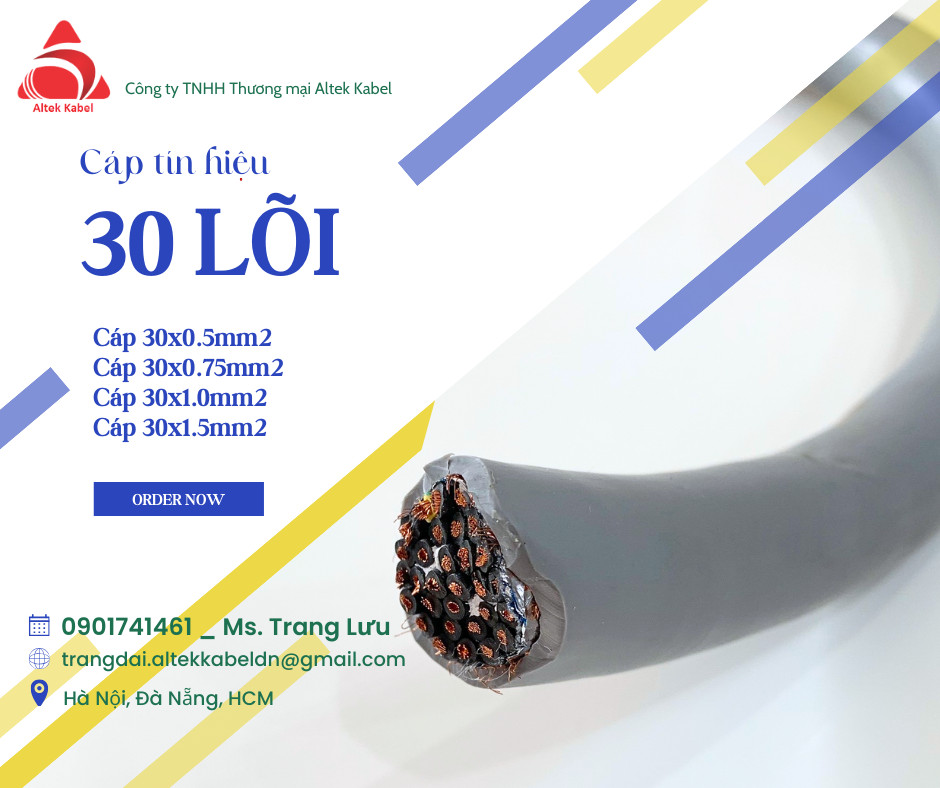 Cáp điều khiển không lưới 30 lõi CT-500 ALTEK KABEL