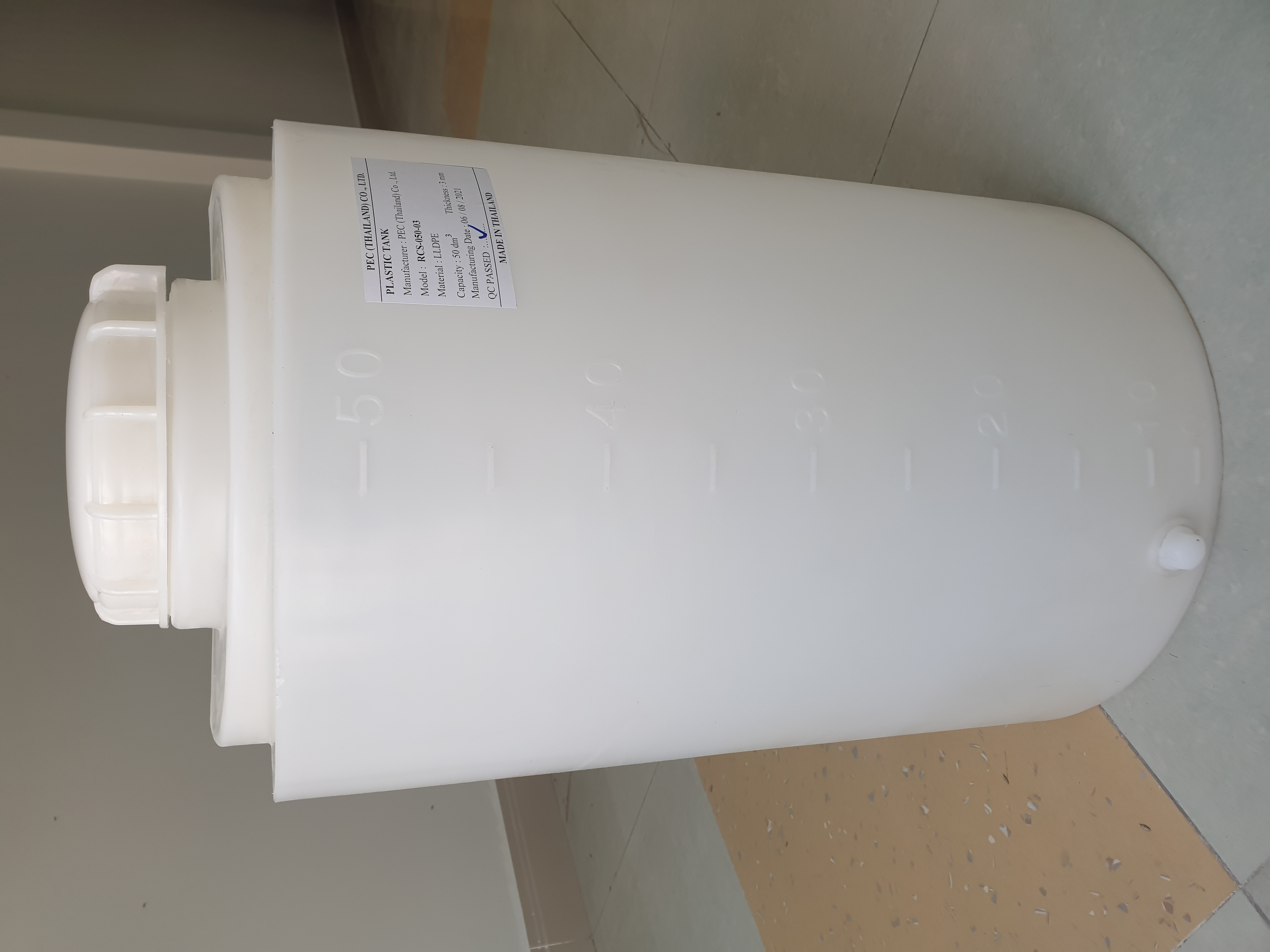 bồn nhựa PE hãng PEC 50L model : RCS-050-03