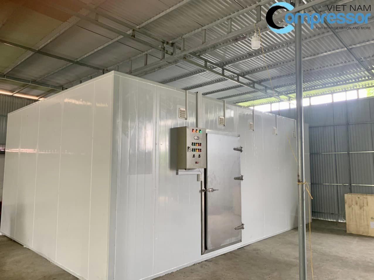 THIẾT KẾ LẮP ĐẶT KHO CẤP ĐÔNG BẢO QUẢN SẦU RIÊNG