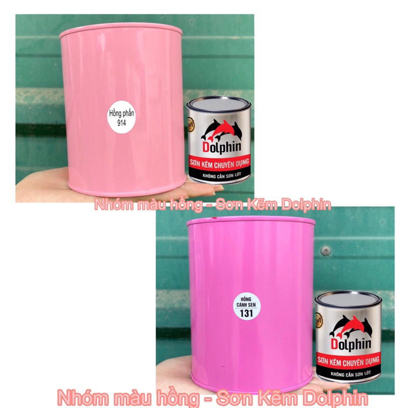 Giá Tốt, Nhiều Màu Sắc, Bóng Bền ) Sơn Kẽm Chuyên Dụng 1 thành phần Dolphin
