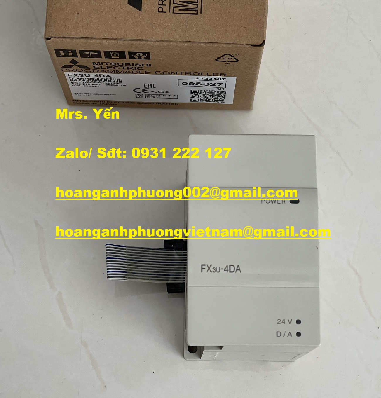 FX3U-4DA Mô đun mở rộng Mitsubishi mới chính hãng 100%