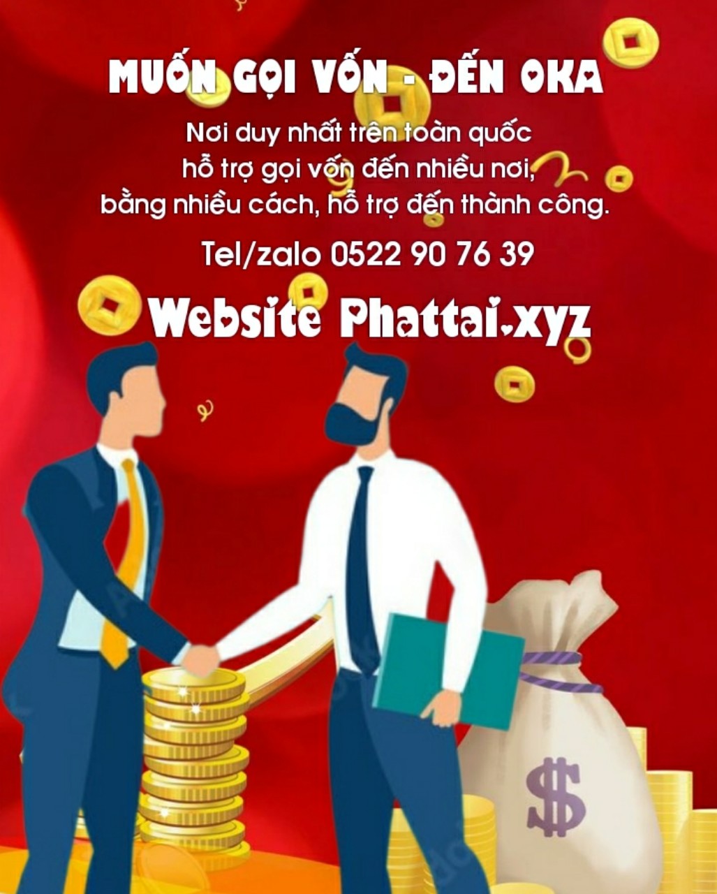 DV Hỗ trợ gọi vốn SX, KD & tìm đối tác KD toàn quốc