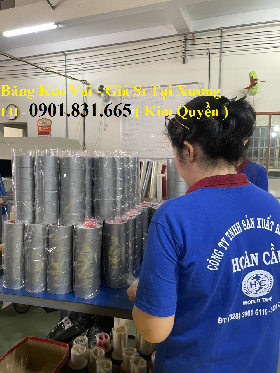 Xưởng sản xuất Băng Keo Vải ( vá bao - vá bạt ) - Giá sỉ chất lượng