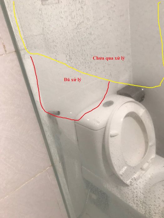 XỬ LÝ VẢY CÁ TRÊN KÍNH