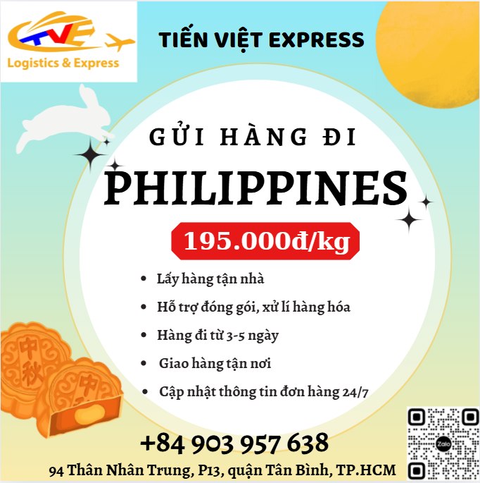 Gửi hàng đi Philippines - Tiến Việt Express