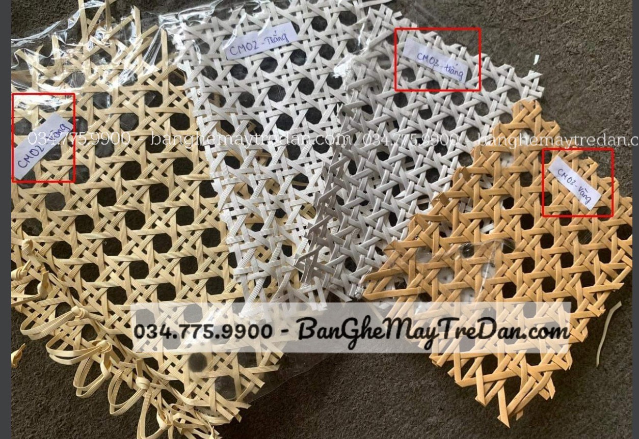 Xưởng đan lưới mắt cáo mây nhựa giá rẻ