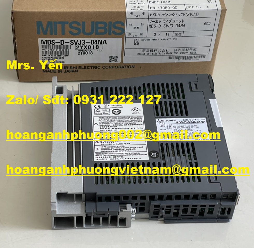 MDS-D-SVJ3-04NA Mitsubishi, giá nhập trực tiếp tại Bình Dương