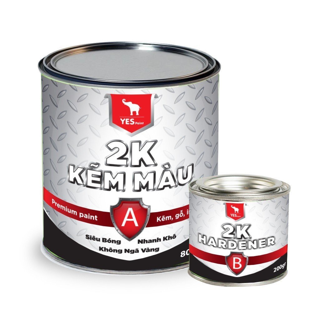 Sơn chuyên dụng 2K kẽm màu Yes