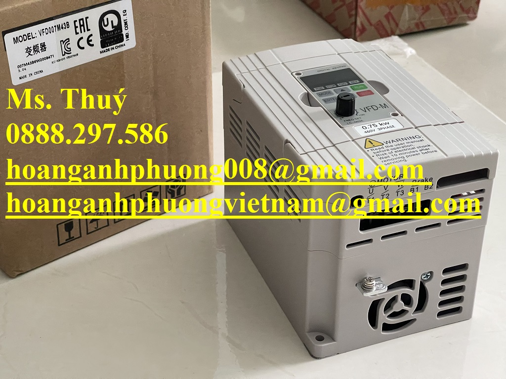 Delta VFD007M43B - Mới 100% - Biến tần giá tốt