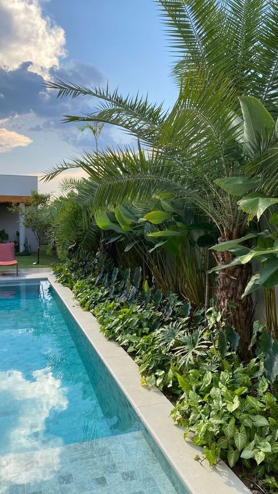 Thiết kế sân vườn có bể bơi đẹp ở Đồng Nai, TPHCM,Vũng Tàu