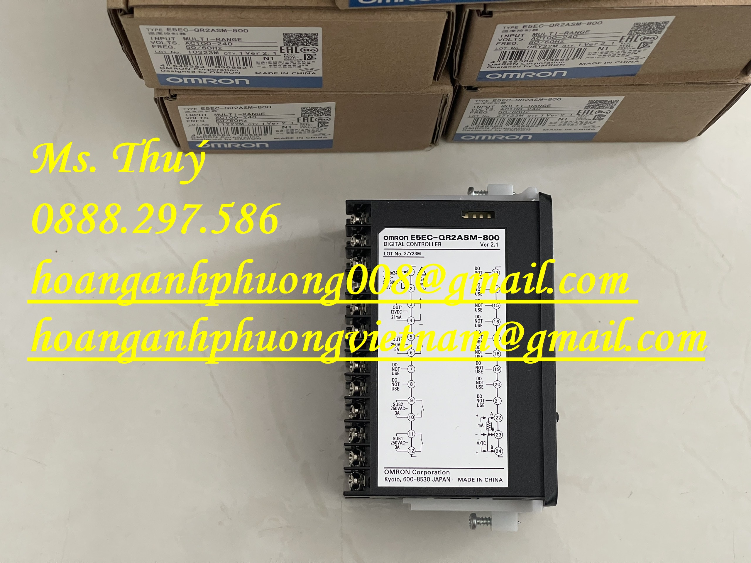 Điều khiển nhiệt độ Omron E5EC-QR2ASM-800 - Giá tốt nhất