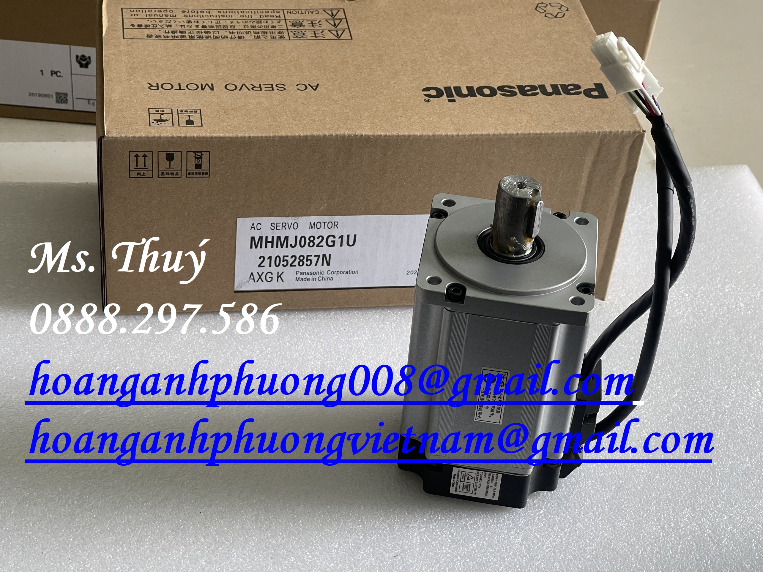 Panasonic MHMJ082G1U - Servo motor giá tốt - Hoàng Anh Phương