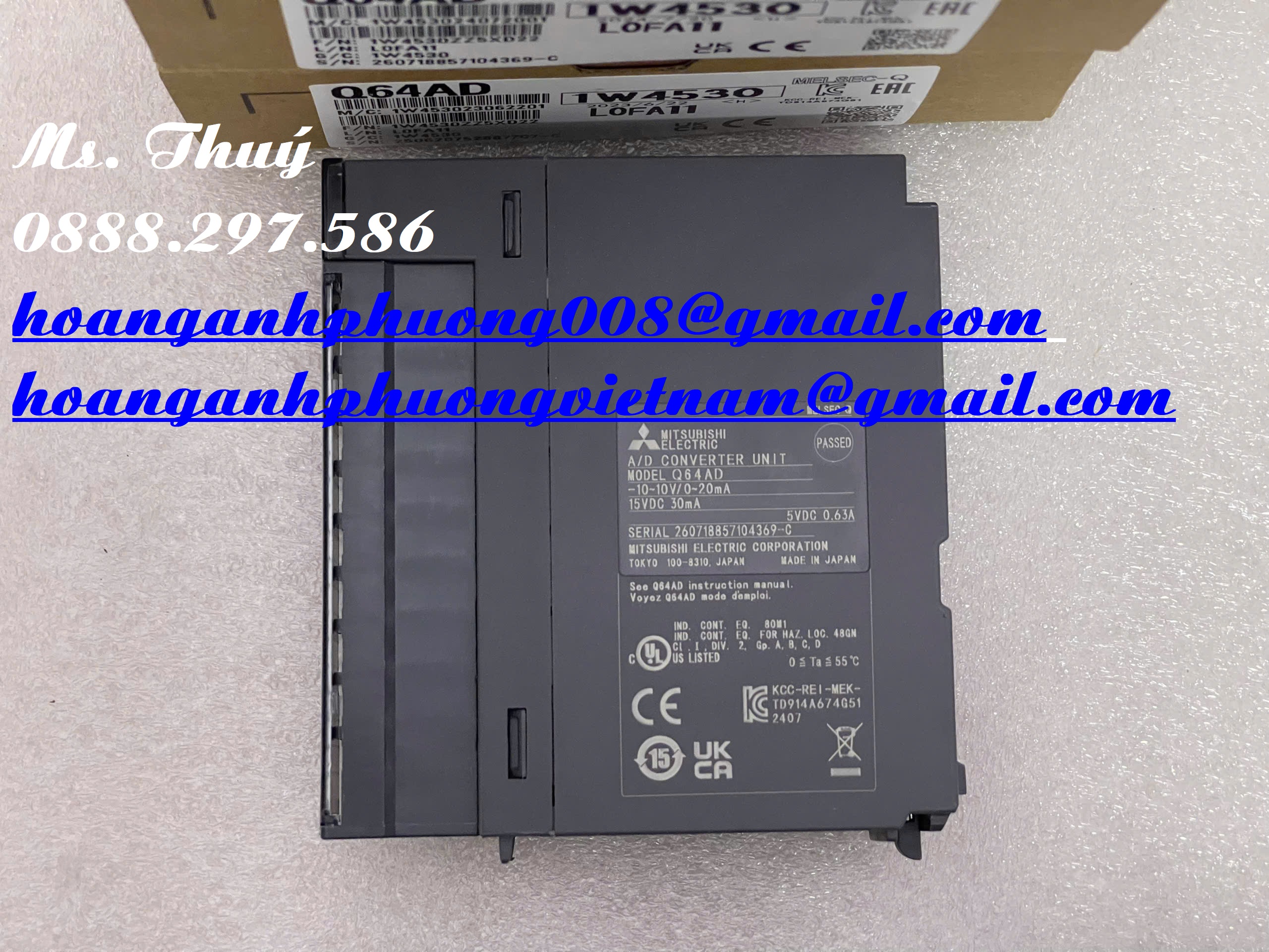 Module dòng Q Series Q64AD - Hàng chuẩn Mitsubishi