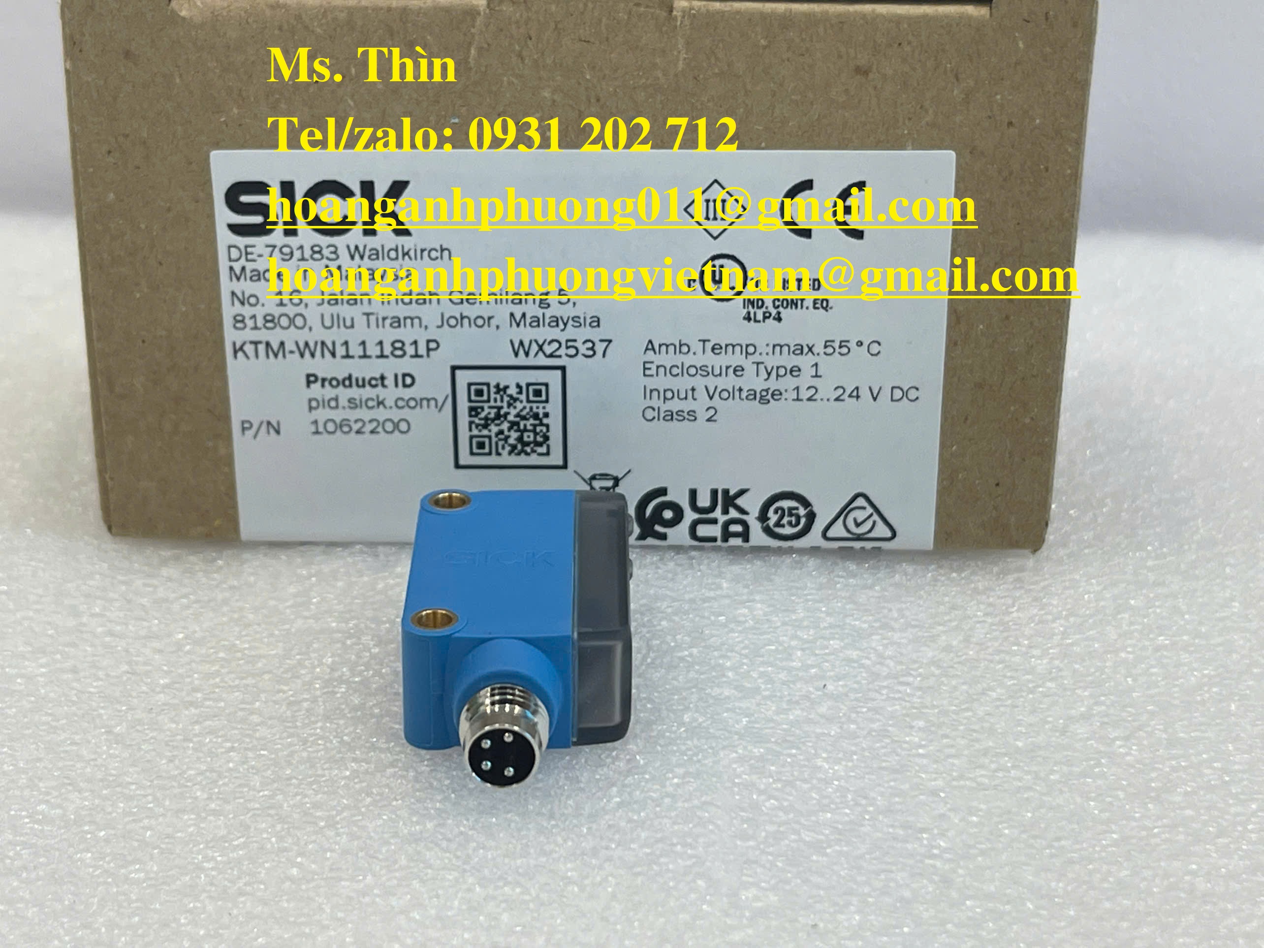 New 100% - Cảm biến quang Sick KTM-WN11181P - hàng bảo hành 12 tháng