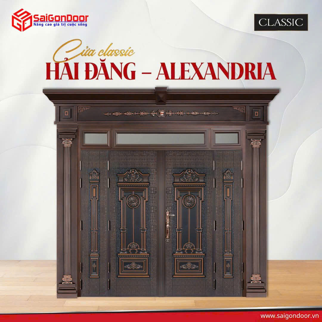 Cửa thép classic 2025: nét đẹp hoài cổ vượt thời gian trong không gian hiện đại