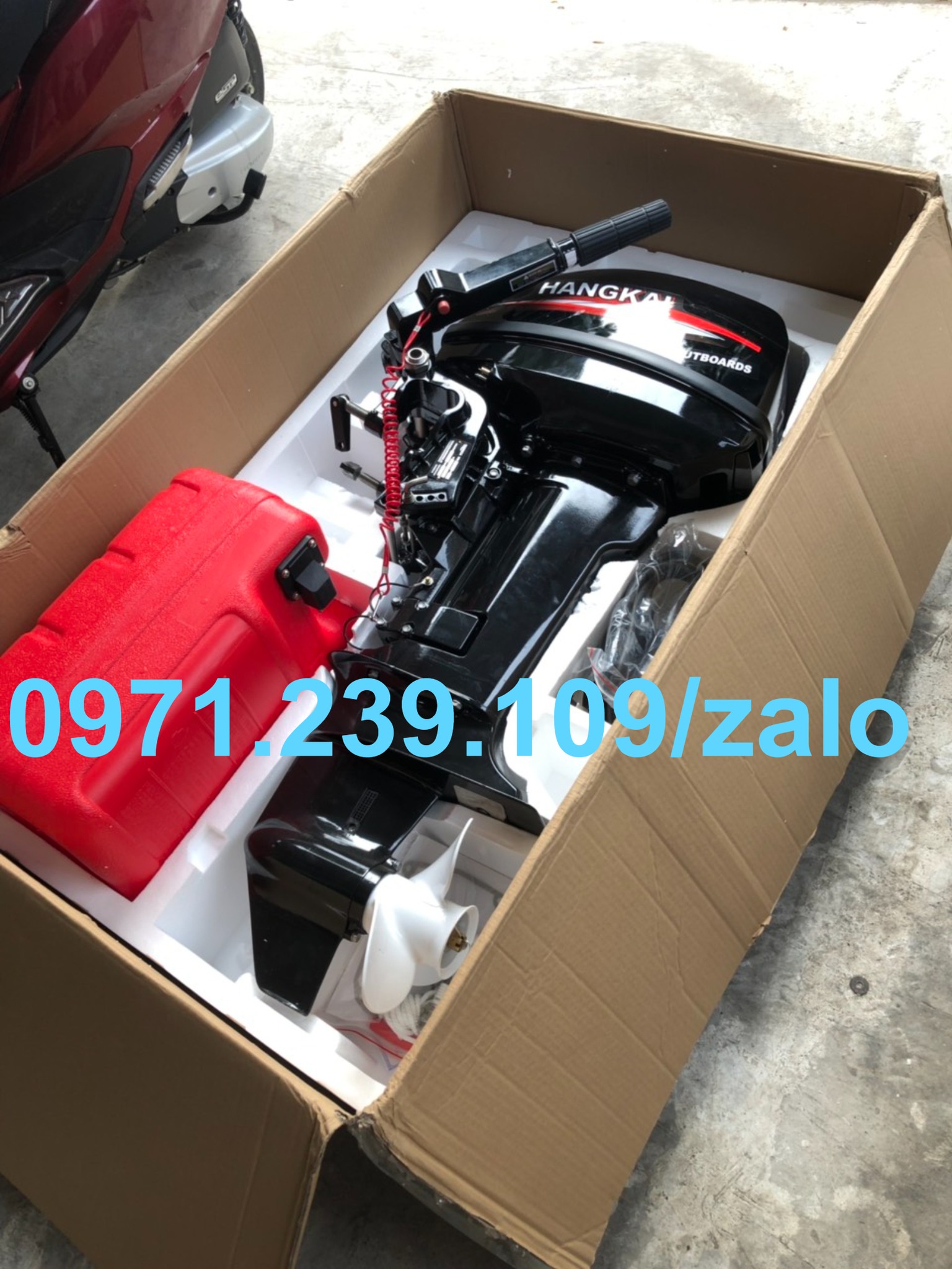 Máy chạy thuyền Hangkai 15HP tại dienmayhoaphat